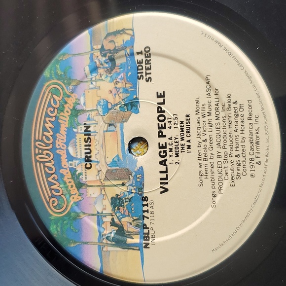 Village People Cruisin' 1978 Original Vinyl Album YMCA - Picture 6 of 10